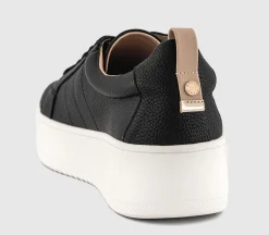 Tangle Zip Detail Platform Trainers