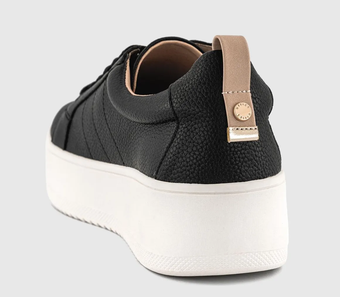 Tangle Zip Detail Platform Trainers