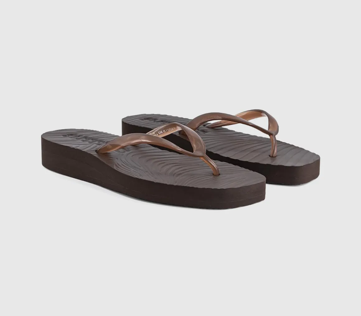 Tapered Platform Flip Flop