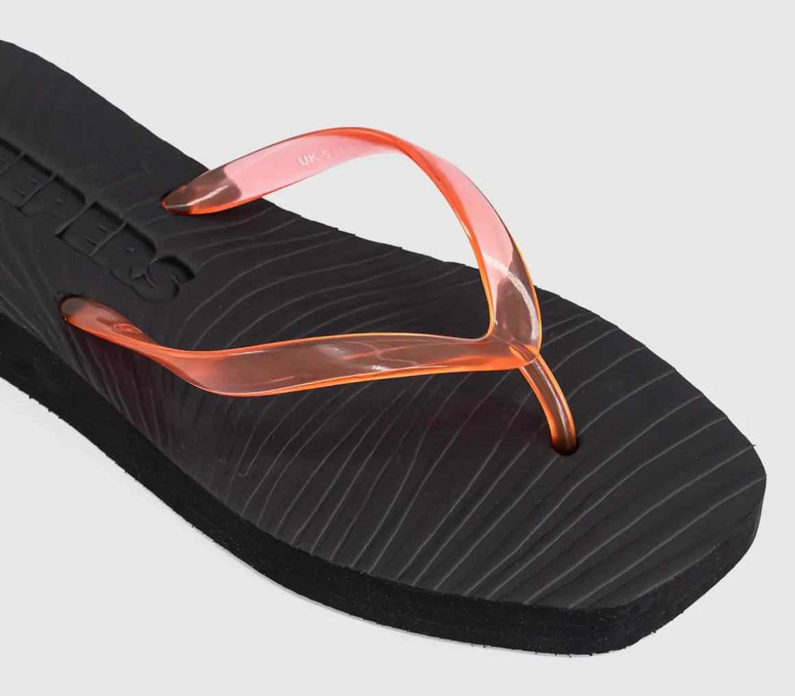 Tapered Platform Flip Flops
