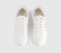 Thistle Stripe Lace Up Trainers