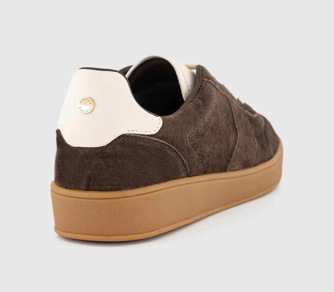 Thrive Lace Up Suede Cup Sole Trainers