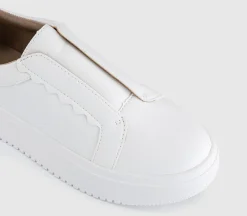 Topaz Slip On Platform Trainers