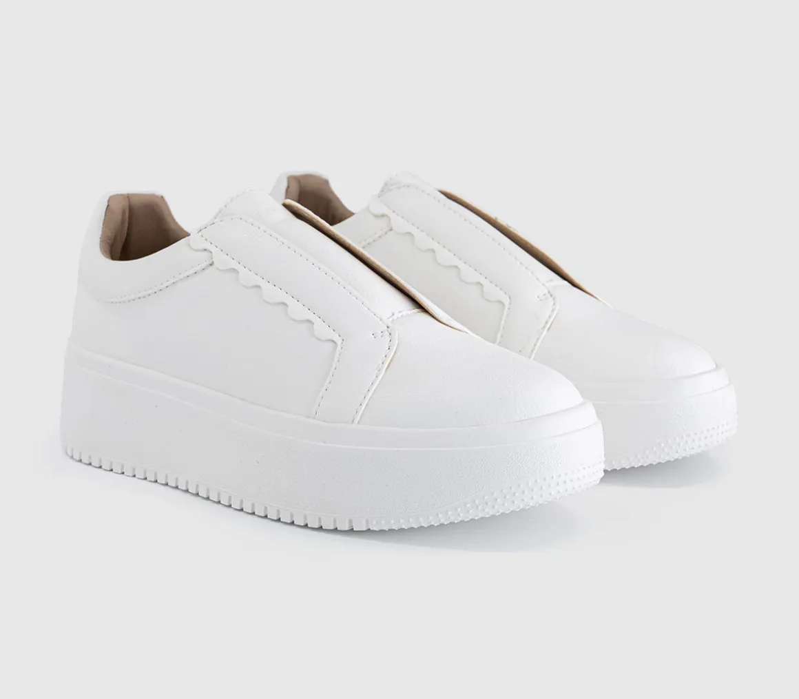 Topaz Slip On Platform Trainers