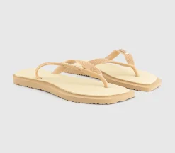 Top Square Fusion Flip Flops