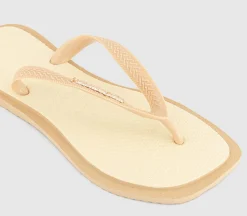 Top Square Fusion Flip Flops