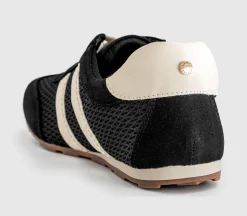 Tropical Mesh Slim Sole Lace Up Trainers