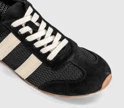 Tropical Mesh Slim Sole Lace Up Trainers