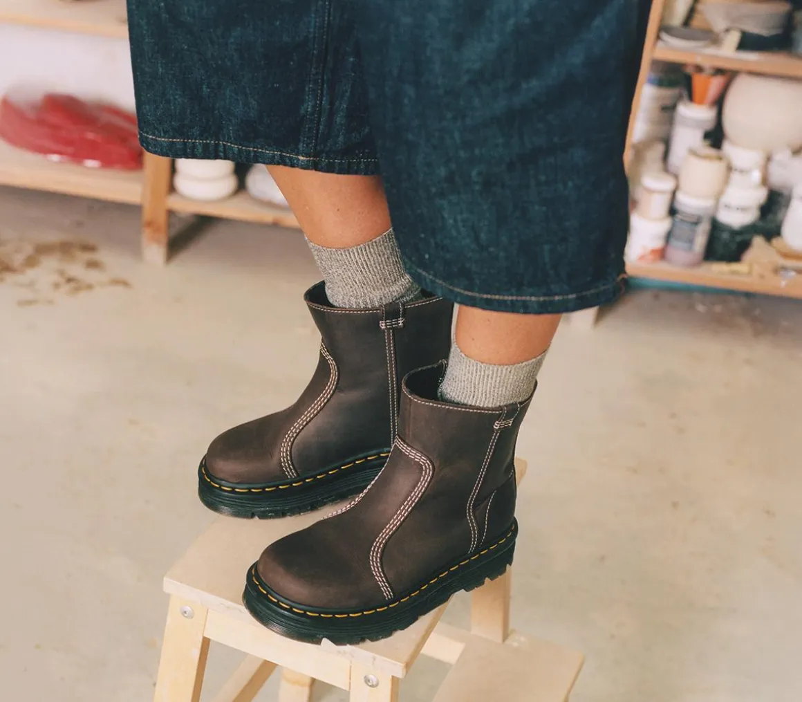 Zebzag Rigger Boots