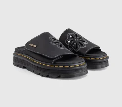 Zebzag Slide Flower Sandals