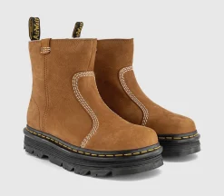 Zebzag Wool Lined Rigger Boots